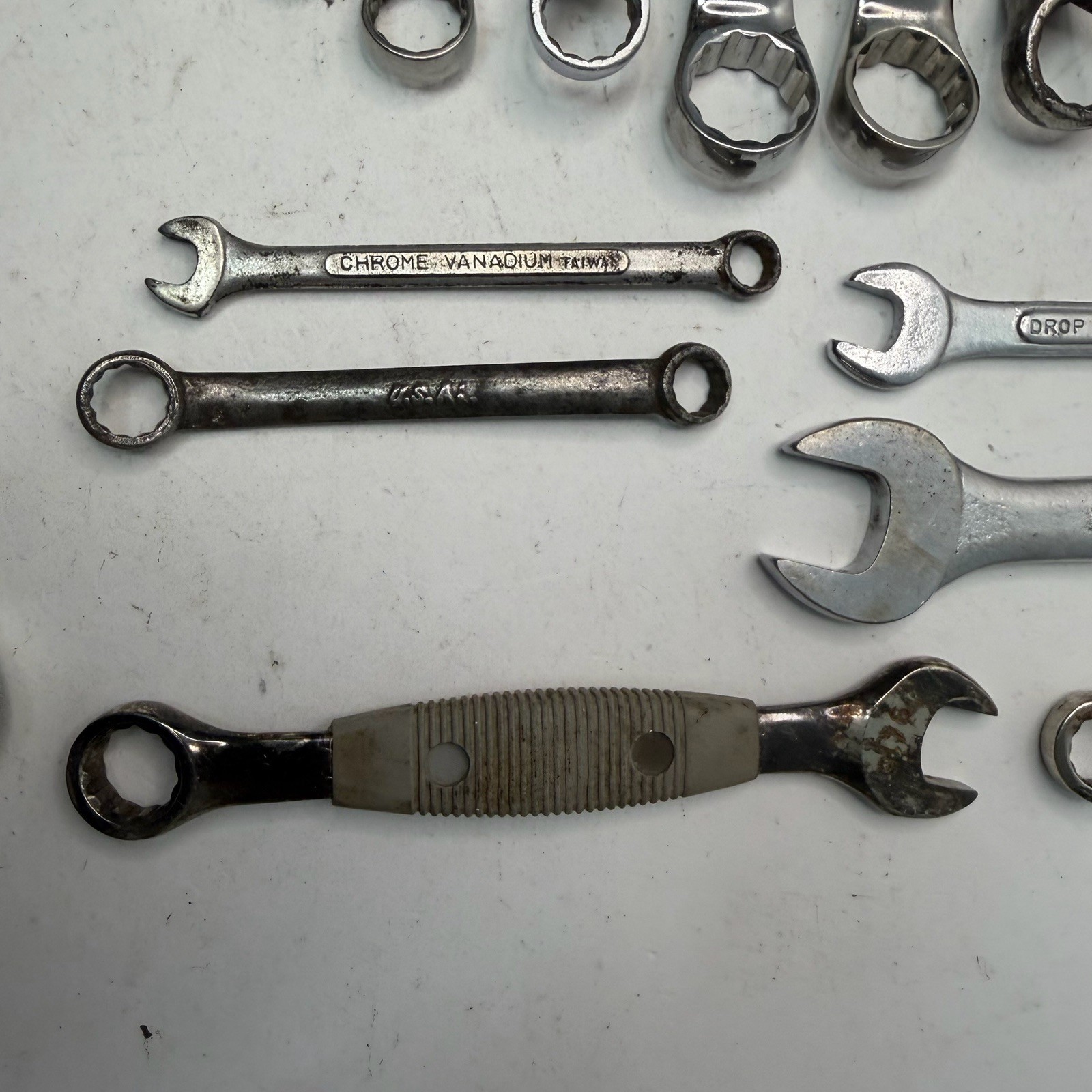 Wrench Lot 23 Piece Mixed Name Set Craftsman Proto S-K Some Made in USA