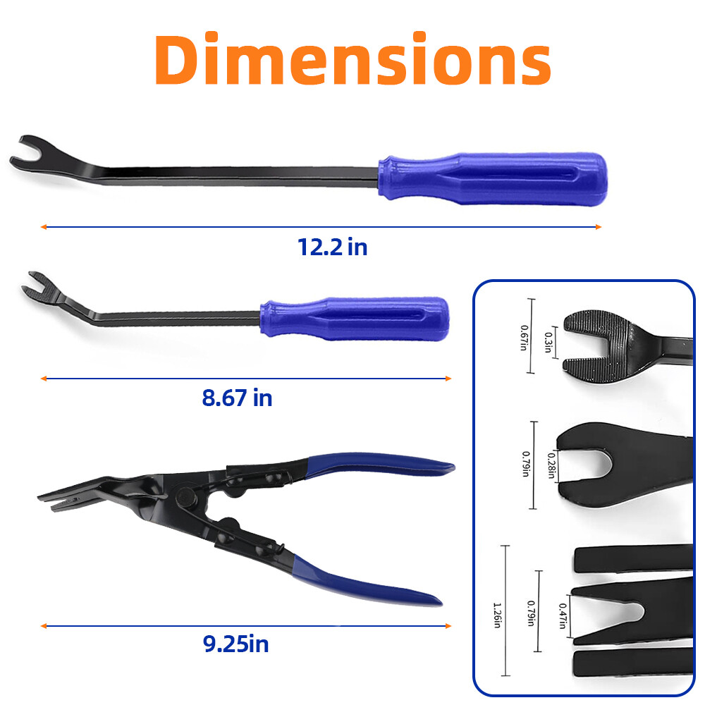 Fastener Car Trim Clip Upholstery Removal Tool Door Panel Fastener Pliers Puller