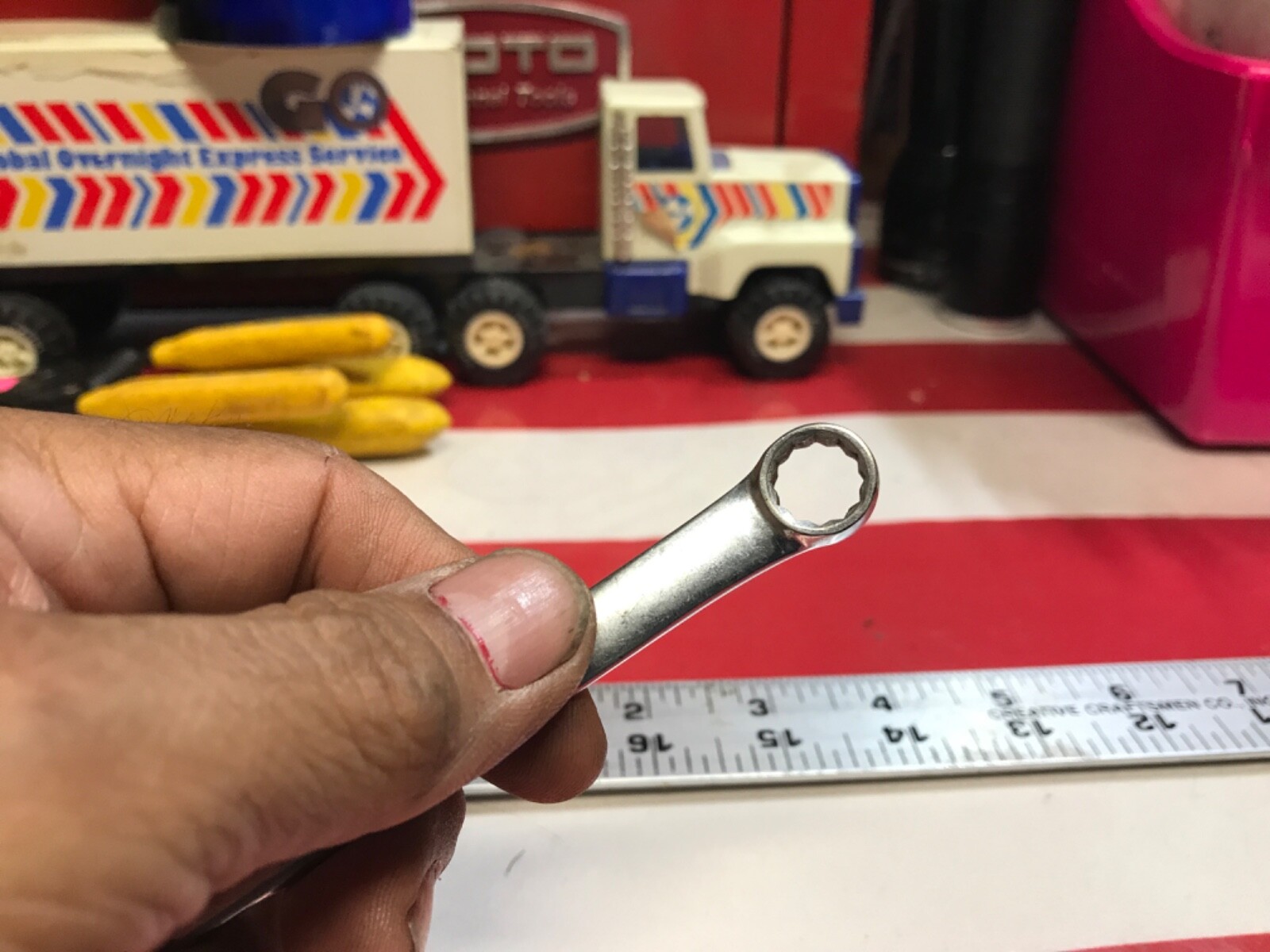 Blue point tools wrench 3/8” OEX120 vintage GGG