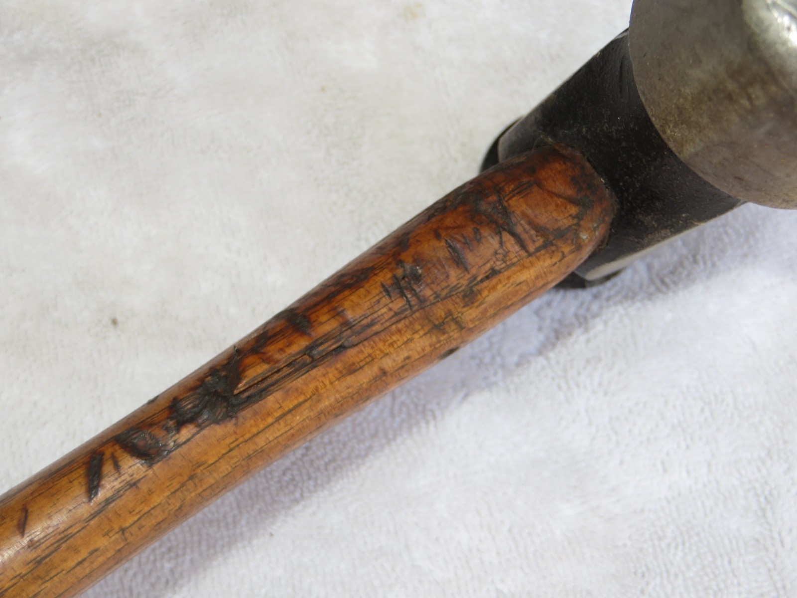 Snap-On Ball Peen Hammer BP 248 USA 48 oz Octagonal Handle Vintage Mechanic Tool