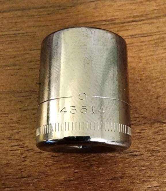 Craftsman USA 13mm Socket 6 Point 1/4″ Drive Inverted G 43514
