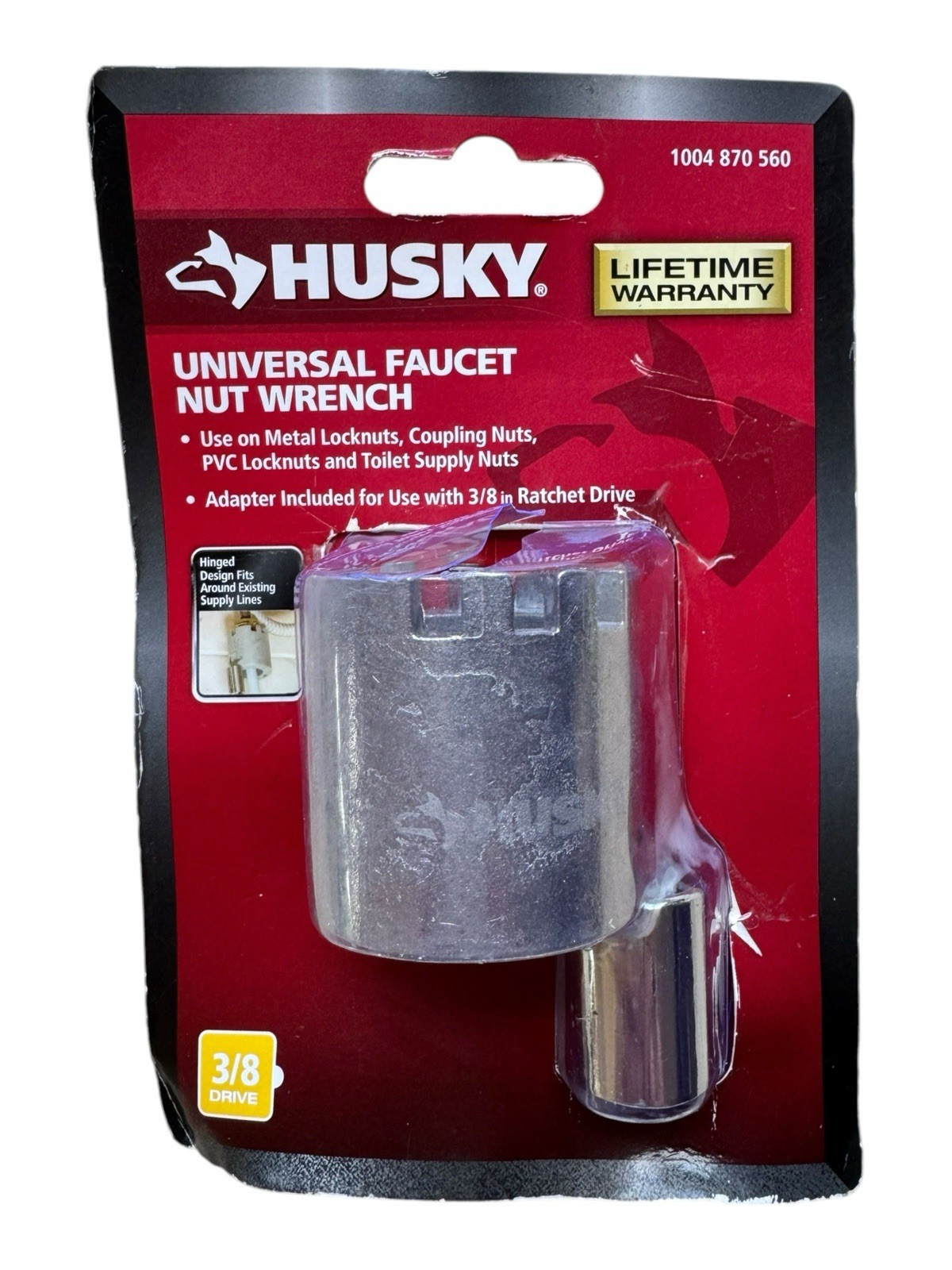 Husky 2 in. Universal Faucet Nut Wrench