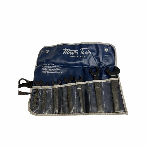 Martin CN7K 7-Piece Hydraulic Check Nut Wrench Set, 15 Degree Angle, SAE
