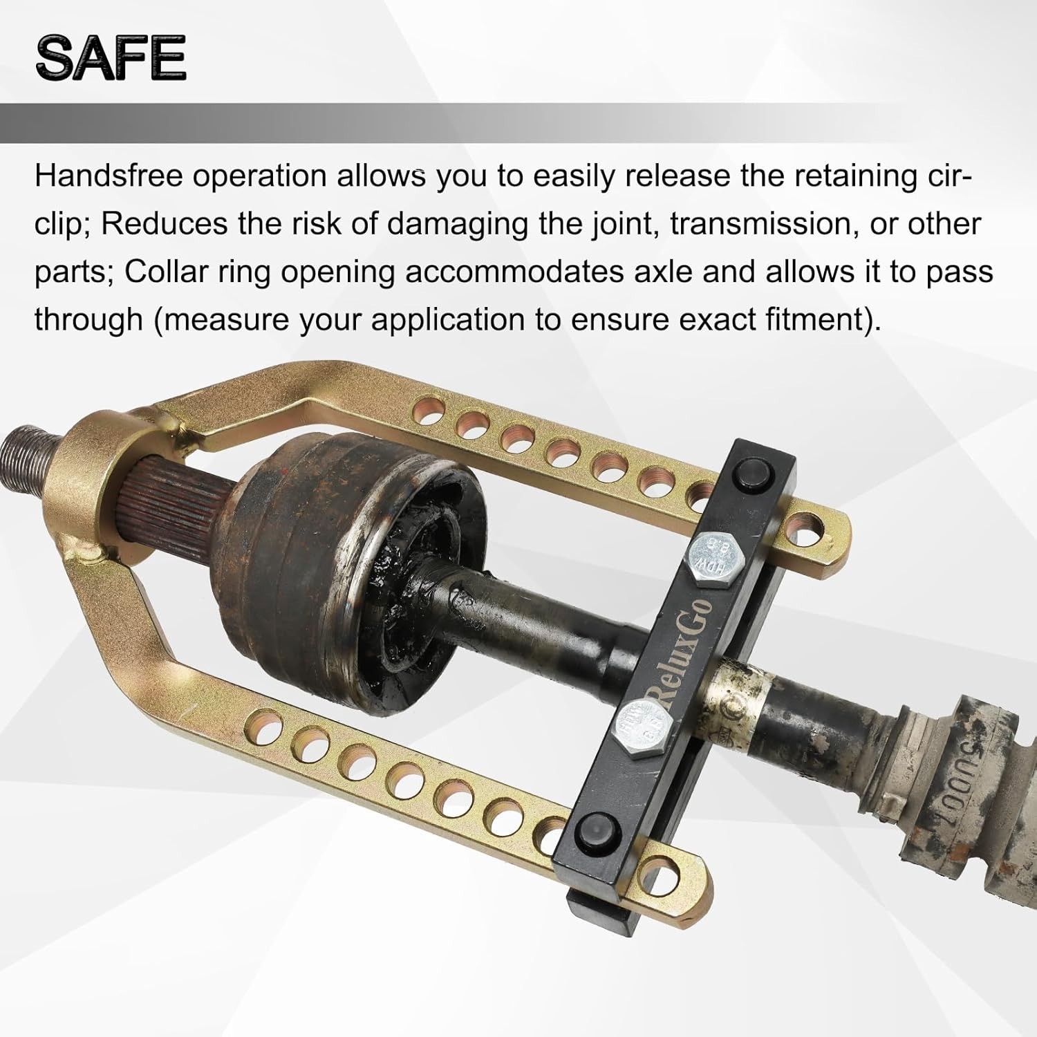 Durable CV Joint Removal Tool with 9 Adjustable Holes for Versatile Use