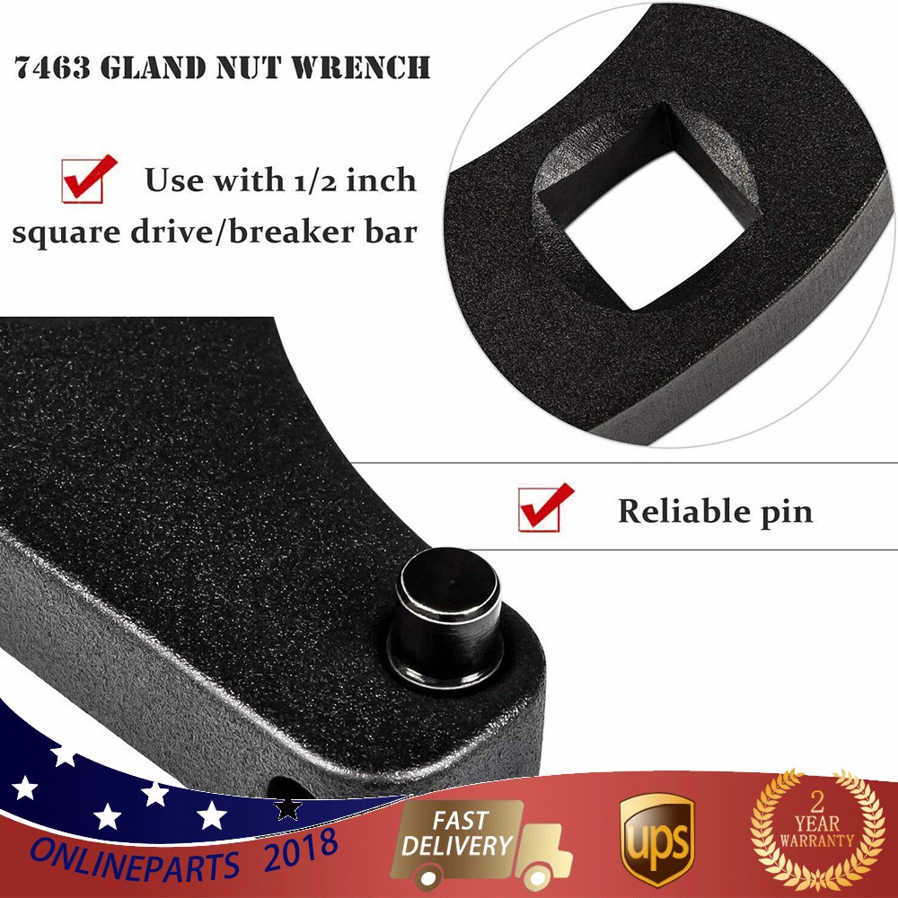 For Hydraulic Cylinders Adjustable Gland Nut Wrench Small Pin Spanner Tools 7463