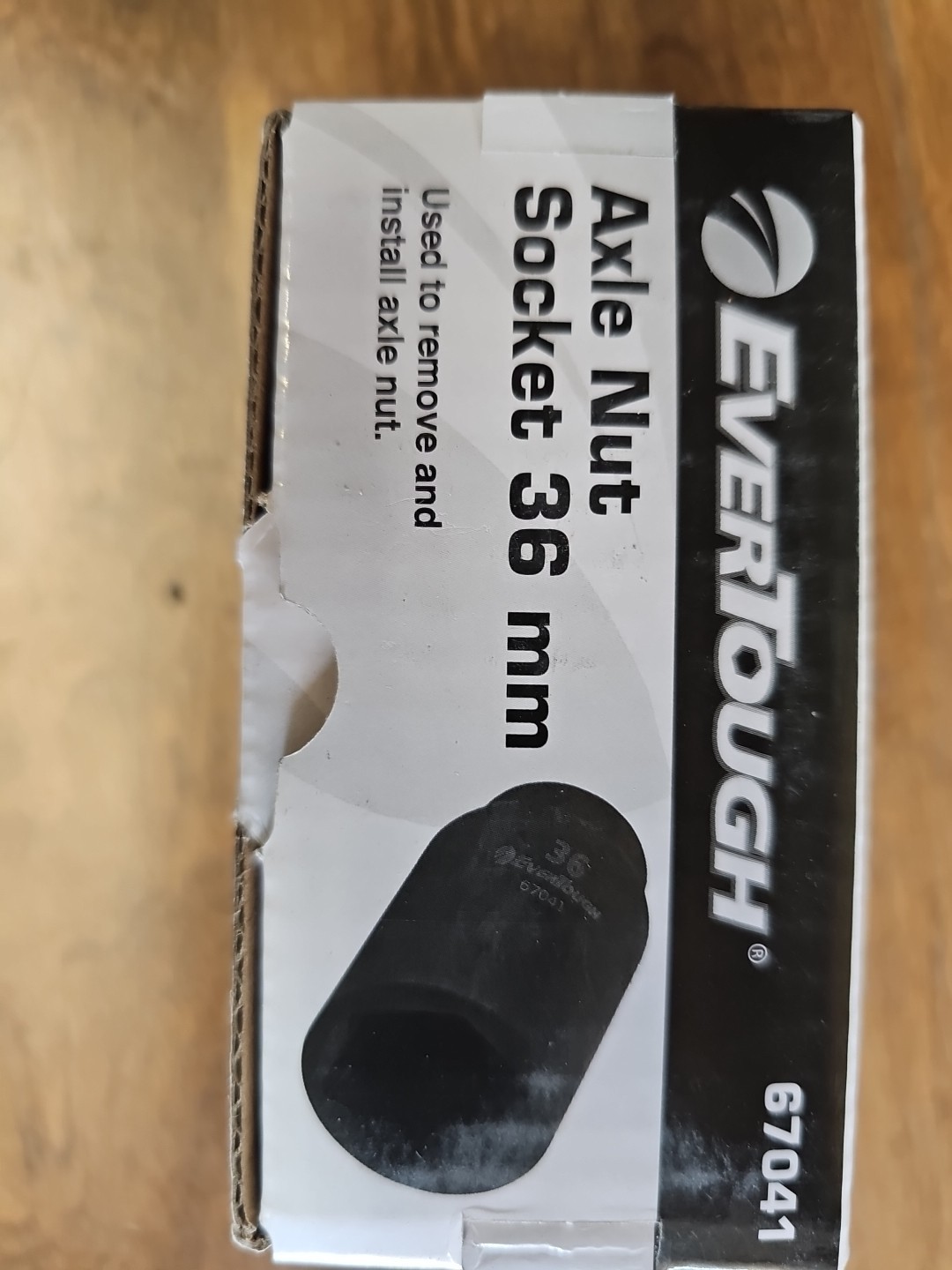 NEW 36mm Axle Nut Socket 1/2″ Drive Made by Evertough #67041