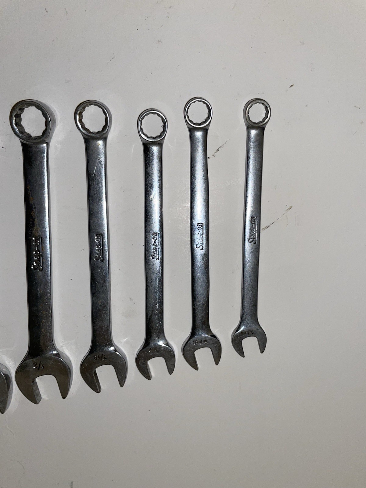 Snap On Wrench Set 12 Pt Flank Drive Combo Short OEX 100 – 320 SAE 5/16 to 1