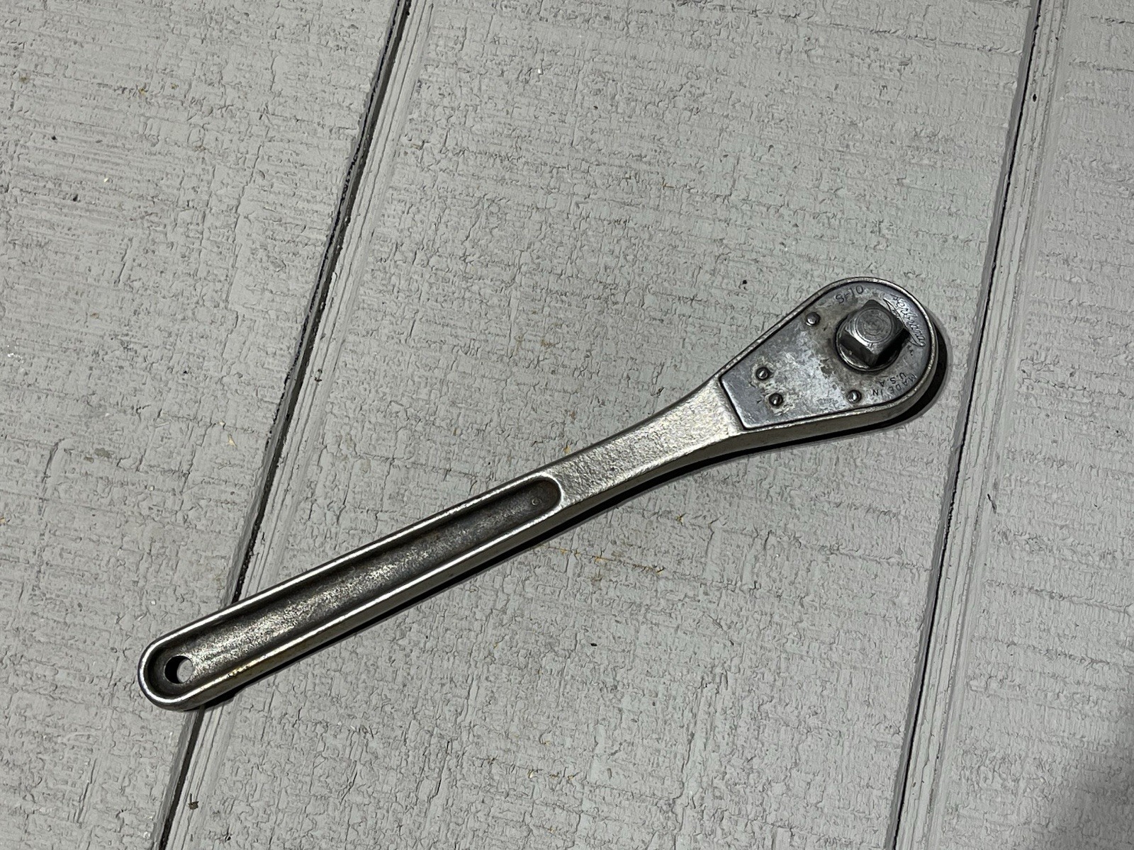 Vtg Herbrand S-10 1/2″ Drive Rachet Slide Shift Selector Van-Chrome 1940’s USA