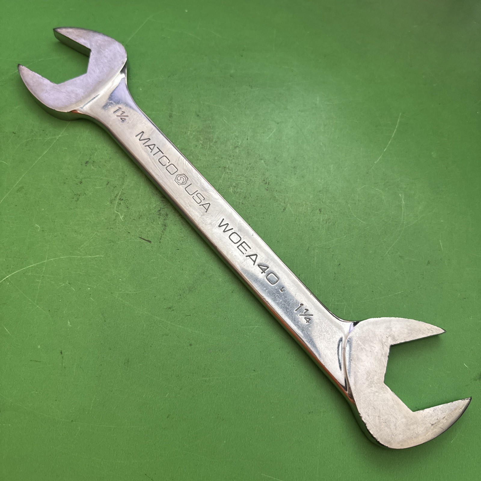 Matco USA 8-Piece WOEA Series 1″ to 1-1/2” SAE 4-Way Open-End Angle Wrench Set