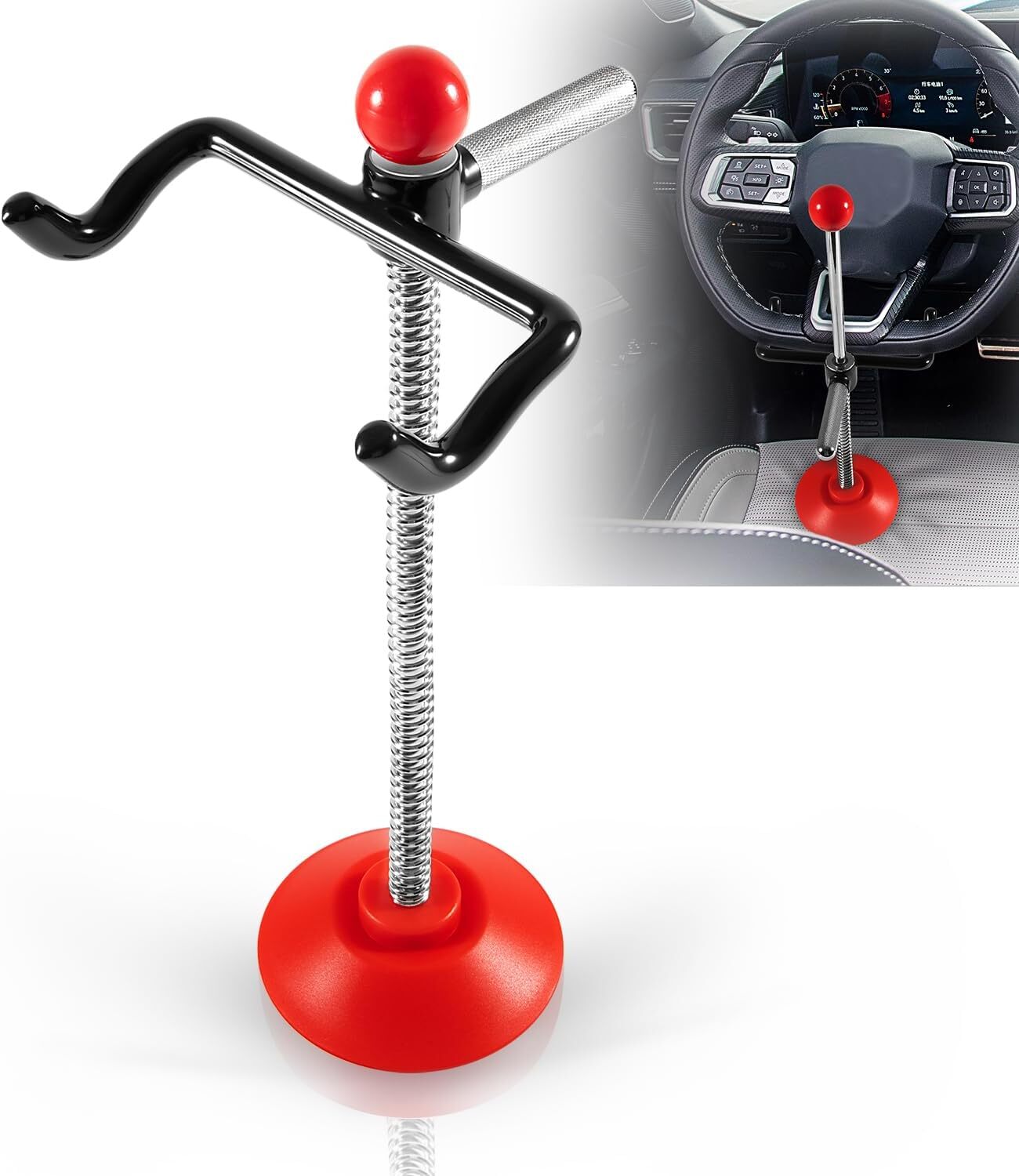 14» Adjustable Alignment Car Steering Wheel Holder Tool for Truck/Buses/Vans