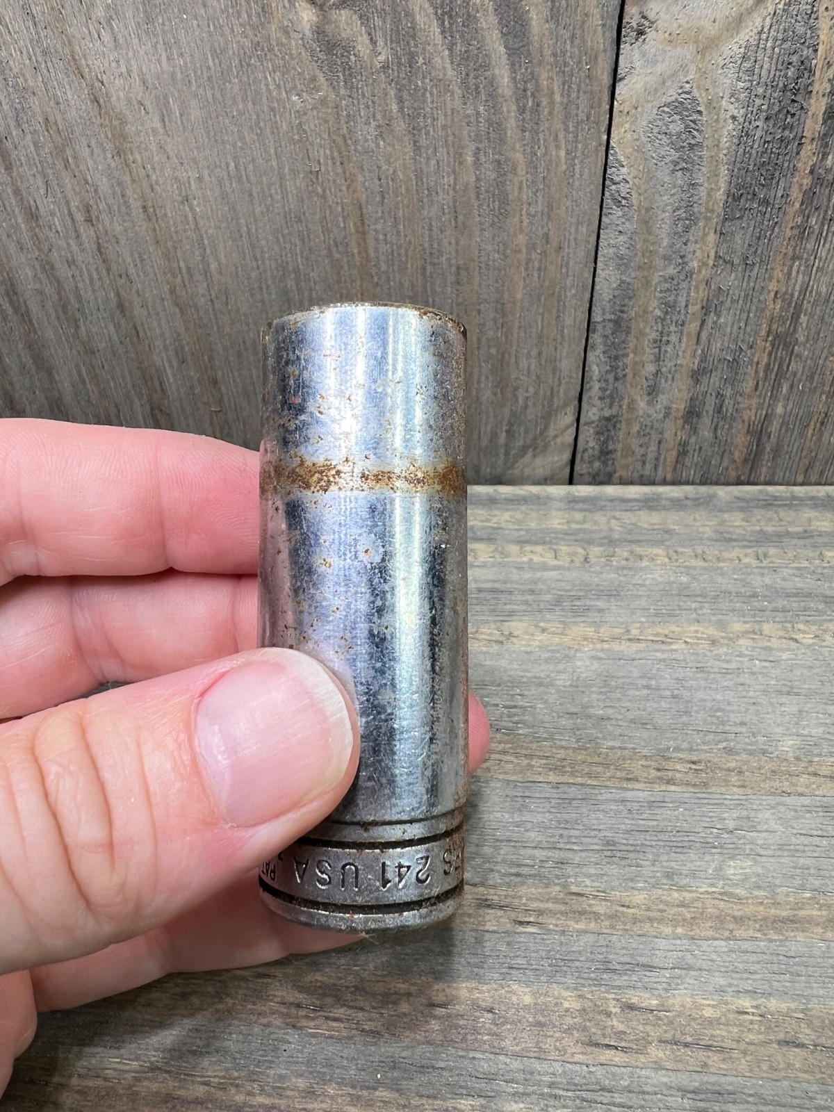 Snap-on SFS241 USA 3/8 Drive 6 Point 3/4 Socket Standard Tool SNAP ON X100 241