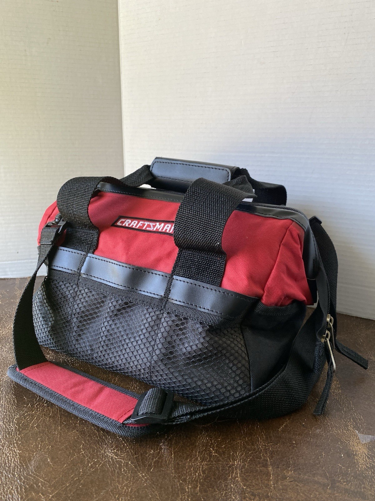 Craftsman Heavy Duty 21-Pocket Large Mouth Tool Tote Bag No. 40411 Red