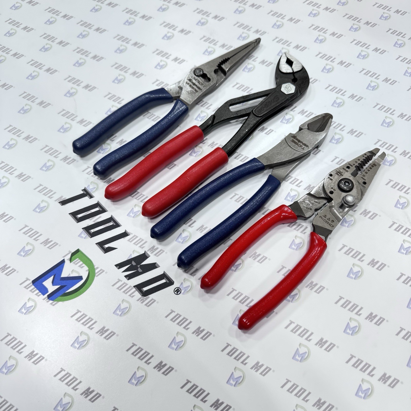 Snap-on Tools USA NEW 4pc Assorted Colors Plier Set PL4TGKB1