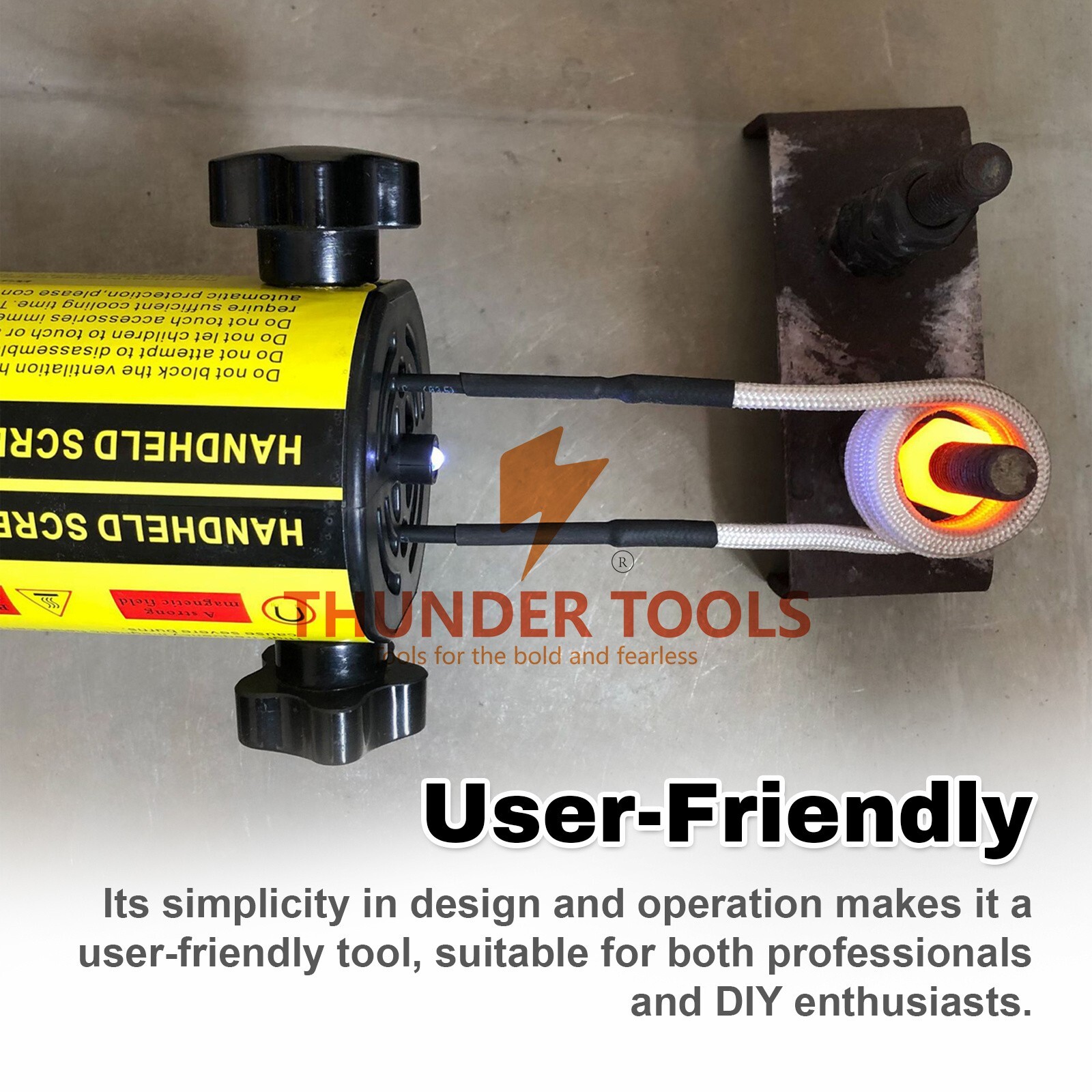 Thunder Tools 1800W Magnetic Induction Heater Kit Automotive Bolt Buster Set