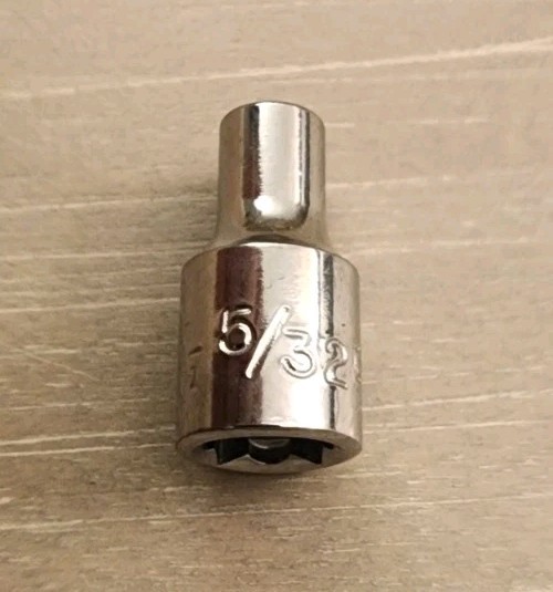 Craftsman 5/32″ Socket 6 Point 1/4″ Drive S-AG 43481