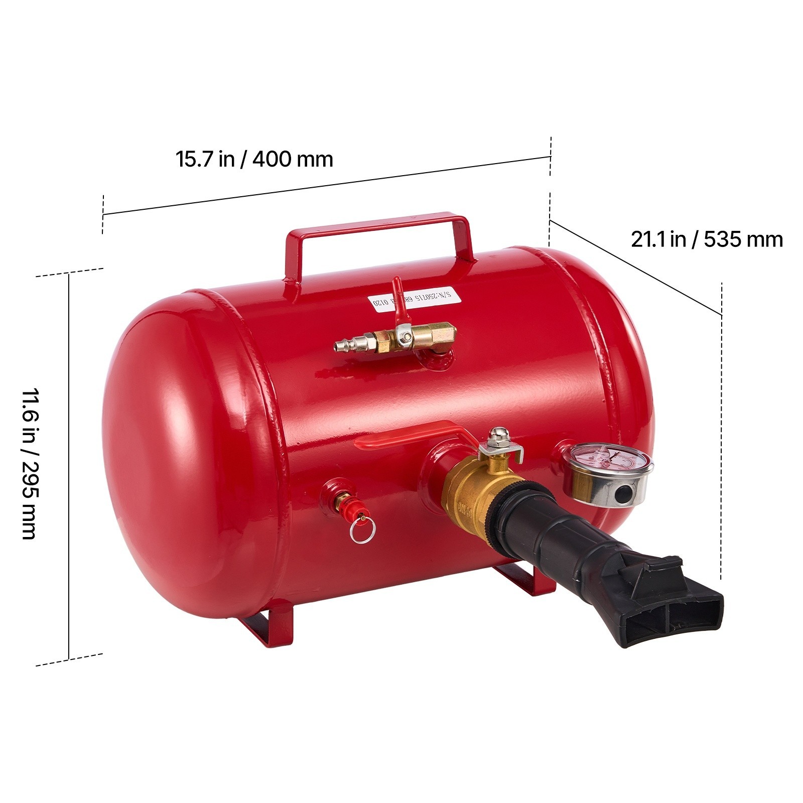 5 Gallon Air Tire Bead Seater, Heavy-Duty Tire Seating Tool, 87-116 PSI Operatin