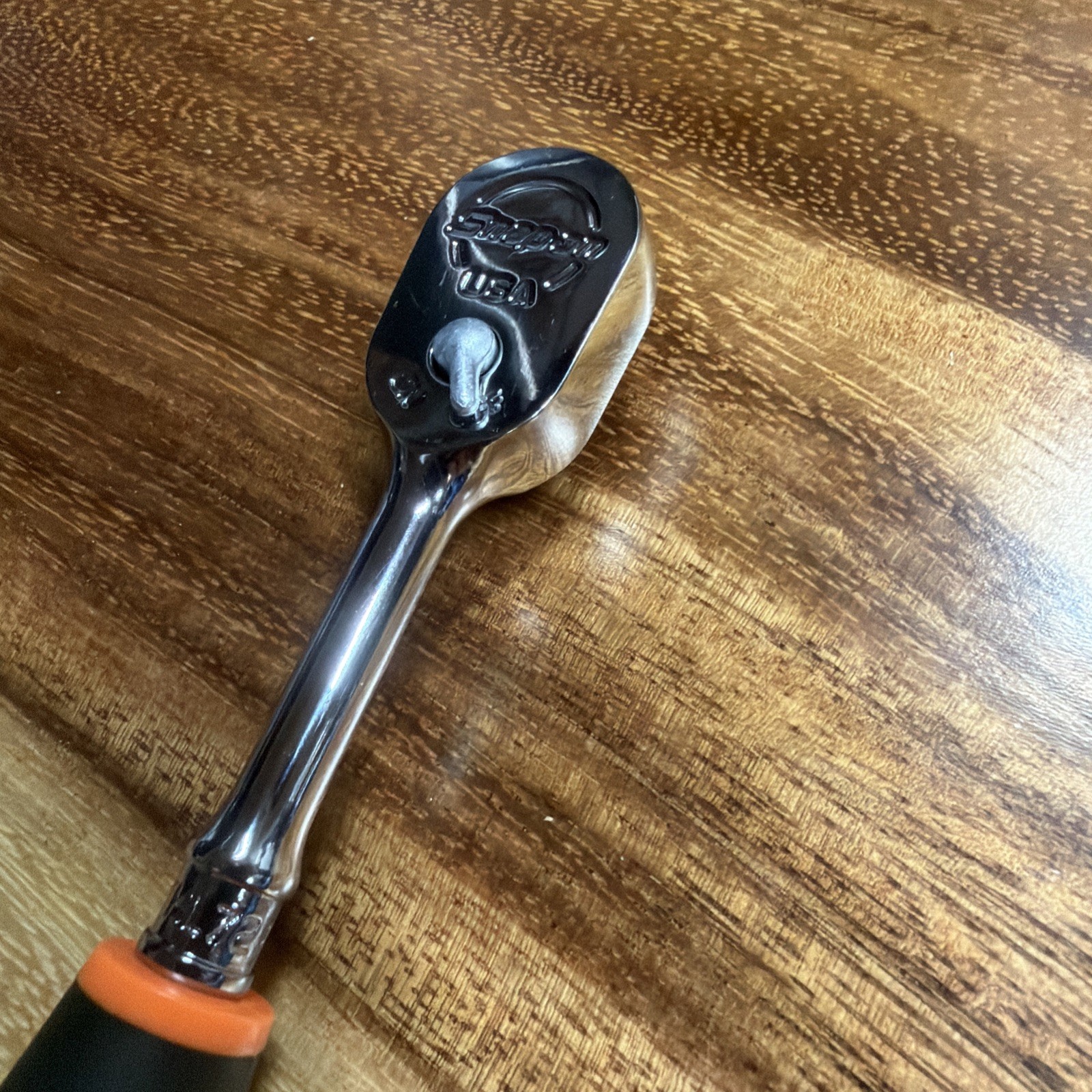 New Snap On THL72 1/4″ Drive ORANGE Soft Handle Ratchet – Free Shipping