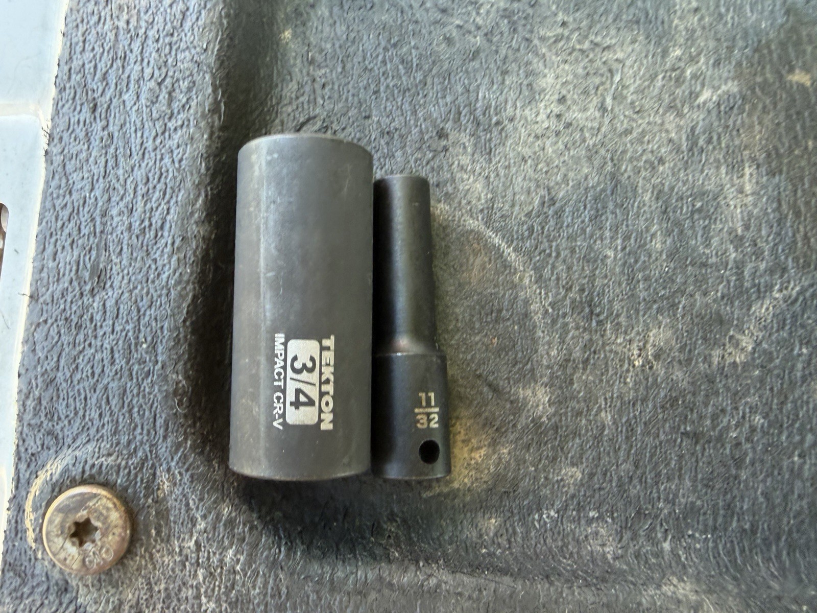 TEKTON 3/8 drive deep impact Sockets 3/4 & 11/32 ~NEW~