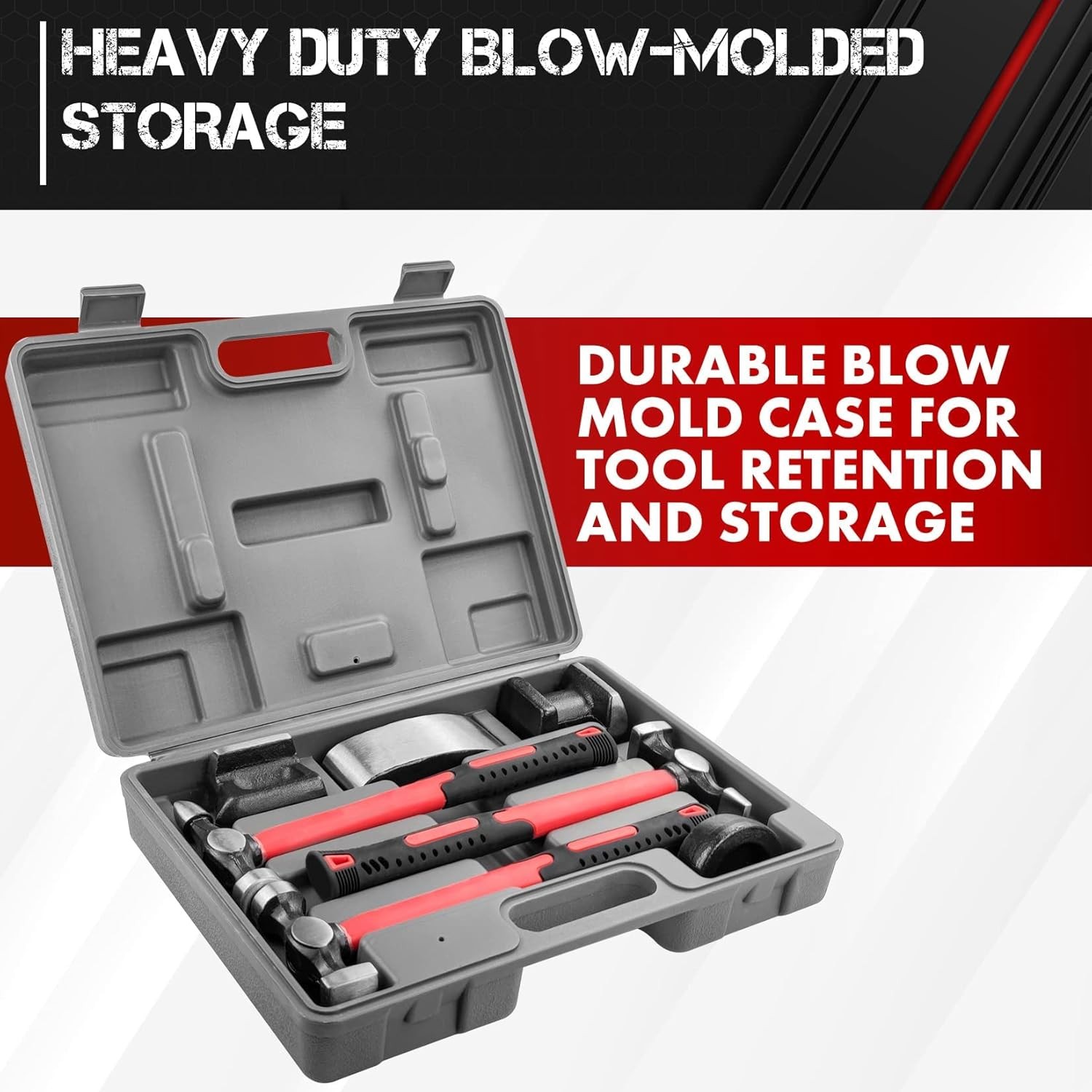 C&T Auto Body Repair Tool Hammer Dolly Set 7 Piece, Car Small, 2