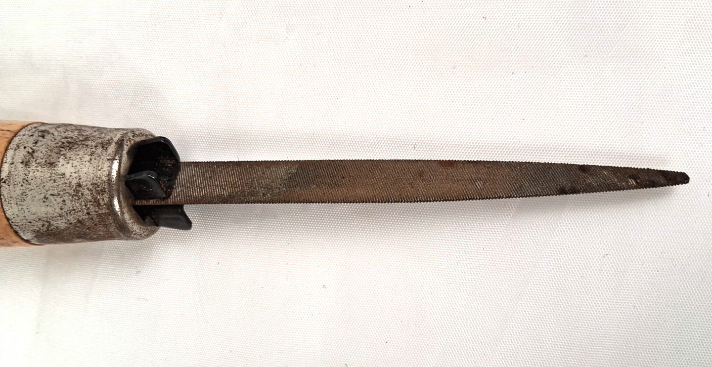 VTG Wood Handle Files -Blue Point GA-98 Adjustable Jaw & Nicholson Slim Taper
