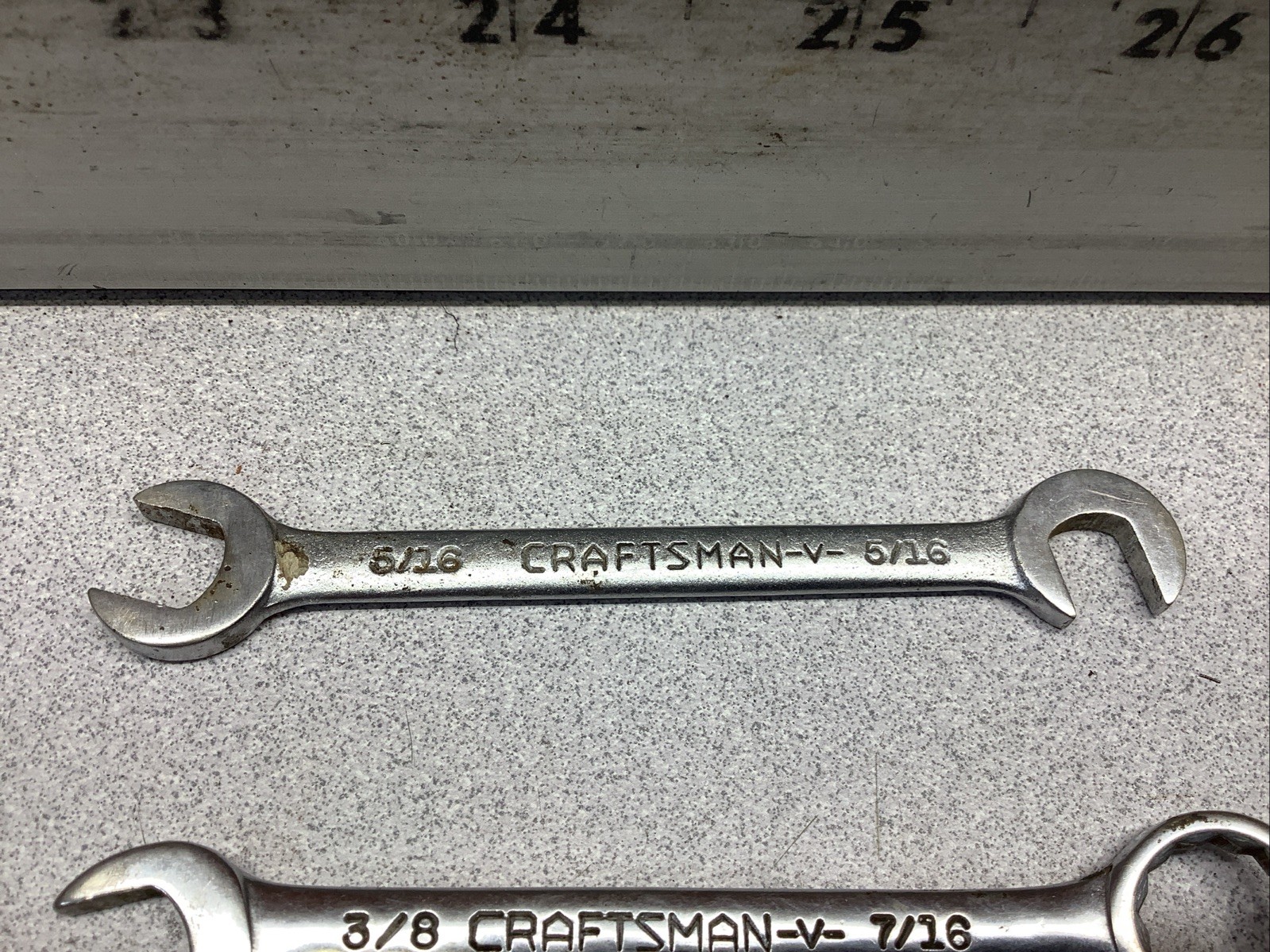Craftsman 5/16″ x 9/32″, 3/8” x 7/16” Combination 5/16” Open End Ignition Wrench