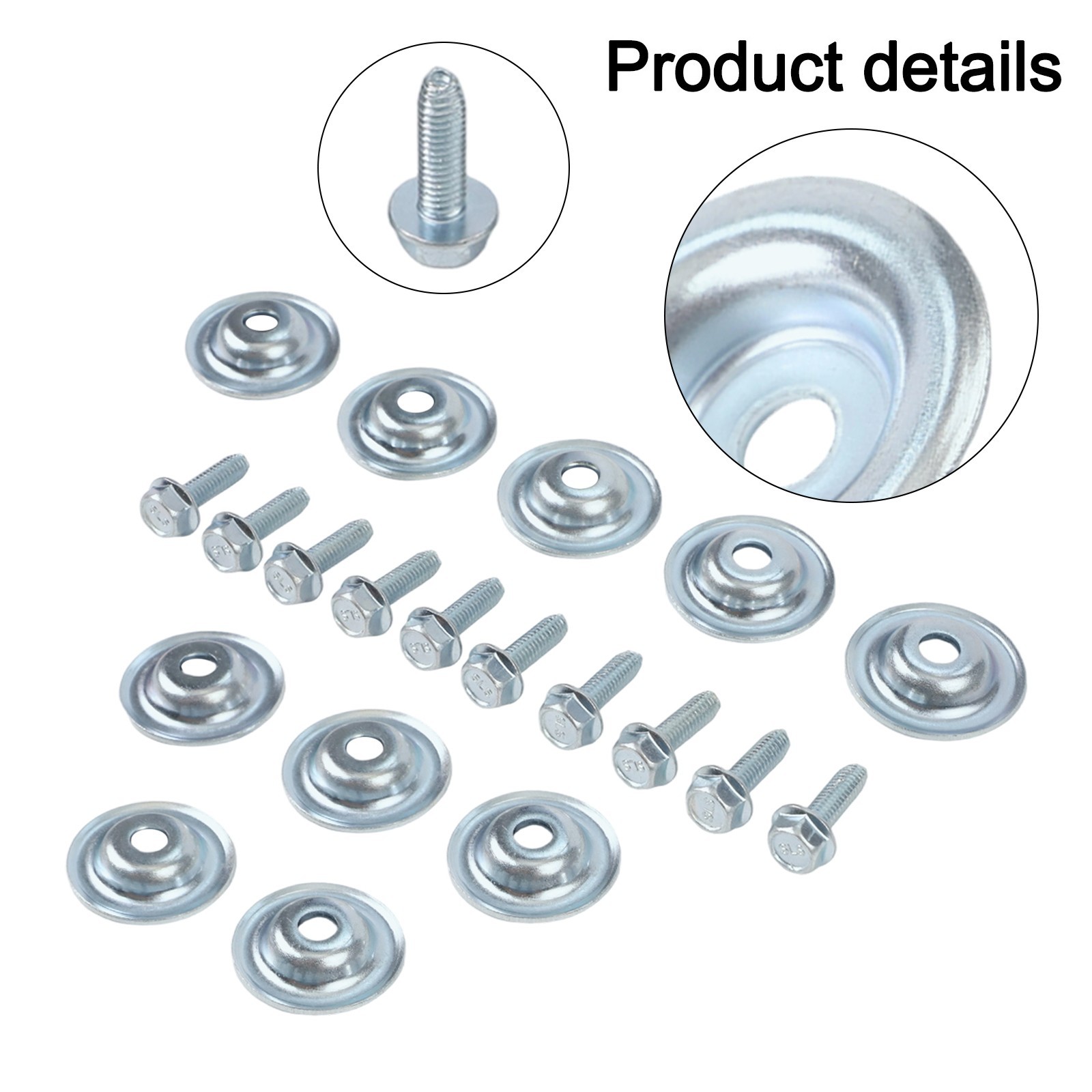 Anti-Slip Gasket Bolts Anti-Skid Plate Washer Bolts Custom Fit For Vehicle