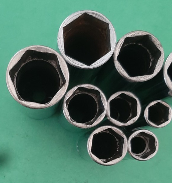 Snap-on 3/8″ Drive 9 PC 6pt Point Deep Socket Set 3/8″ to 7/8″ SFS121- SFS281