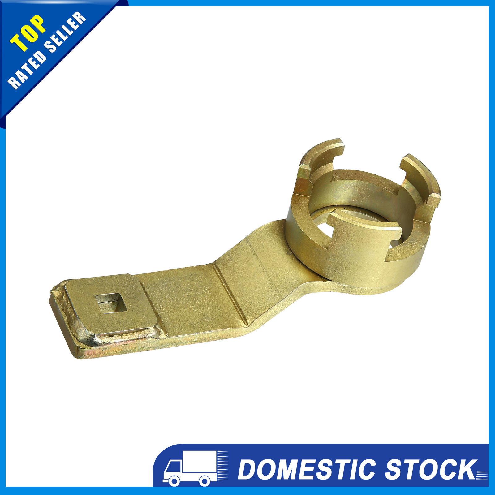 Pack of 1 For Ford 1.8 2.0 2.3 Crankshaft Pulley Holding Holder Tool Bronze Tone