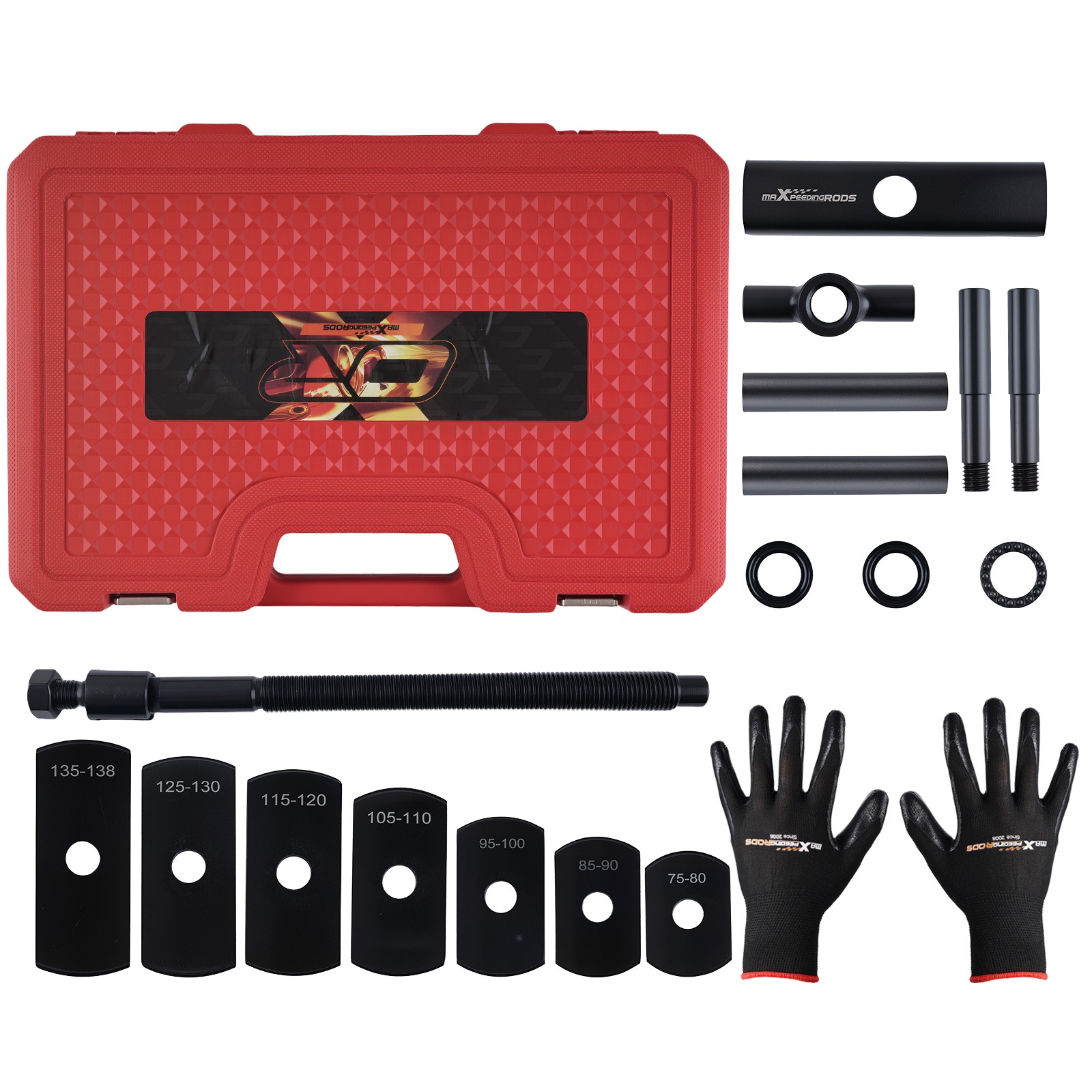 Cylinder Liner Extraction Tool for Diesel Engine 75-138mm 7 Plates Puller Kit