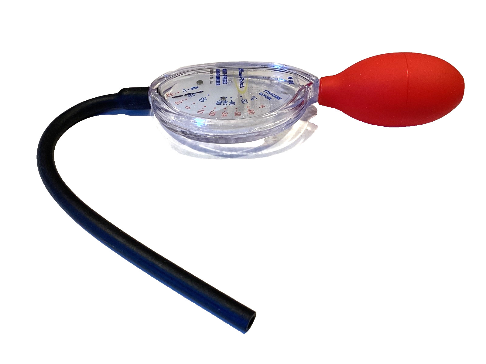 BLUE POINT By SNAP ON NEW AntiFreeze Hydrometer With Storage Pouch EZ Read AF102
