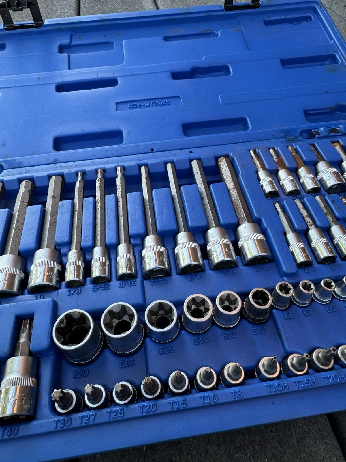 Cornwell Tools CBS-MTH62S 1/4″ Drive 62Pc Metric Super Duty Service Set SEE PICS
