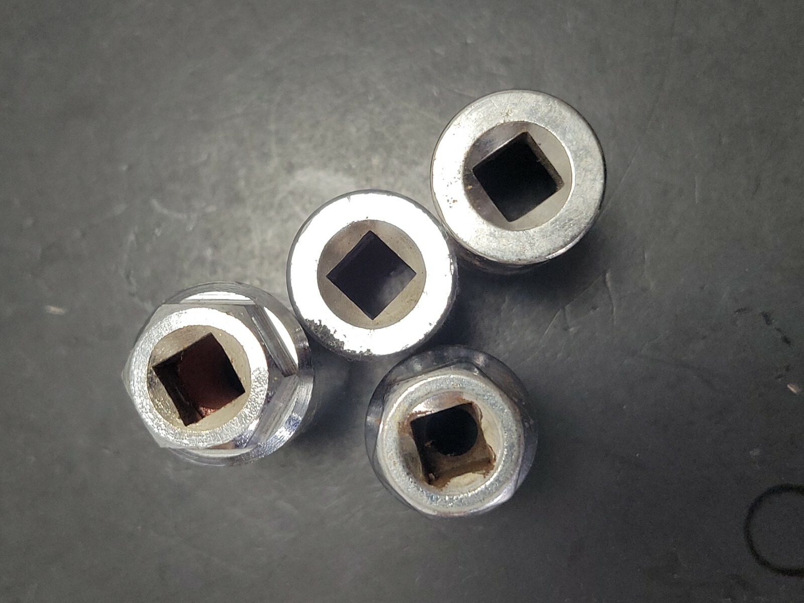 Lot of 4 Deep Sockets Spark Plug Socket 13/16″ 3/4″ SAE 3/8″ Drive 12 Point