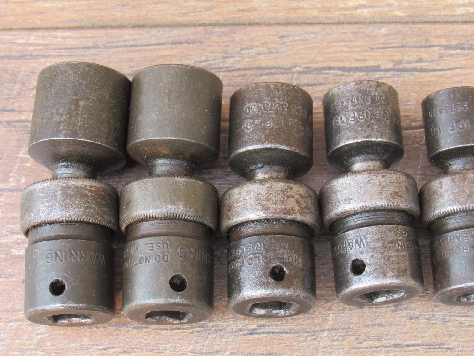 SNAP ON 207IPF 3/8″ DR 3/8″ – 3/4″ SAE IMPACT FLEX SWIVEL SOCKET SET IPF12 – 24