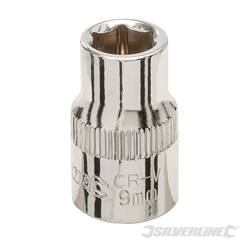 9mm 6 point Socket 3/8″ Drive Metric 138714 Silverline Mechanical Engingeering