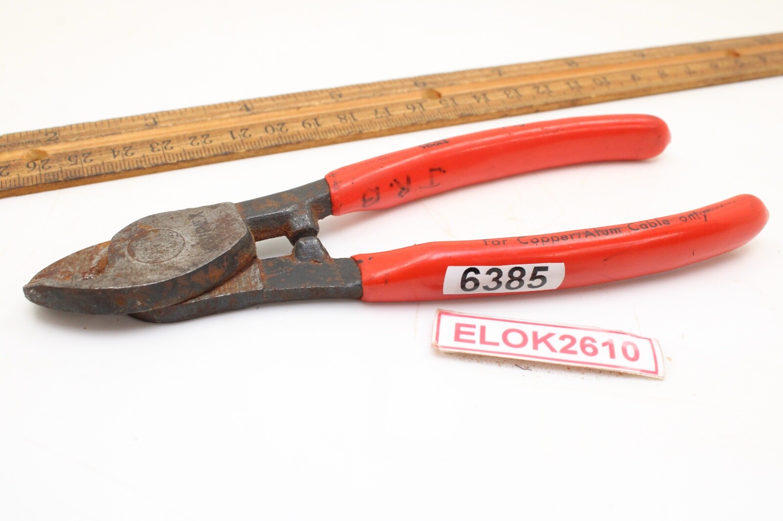 Mac Tools Knipex P16 6.5″ Red Handle Copper Aluminum Cable Only Cutters Germany