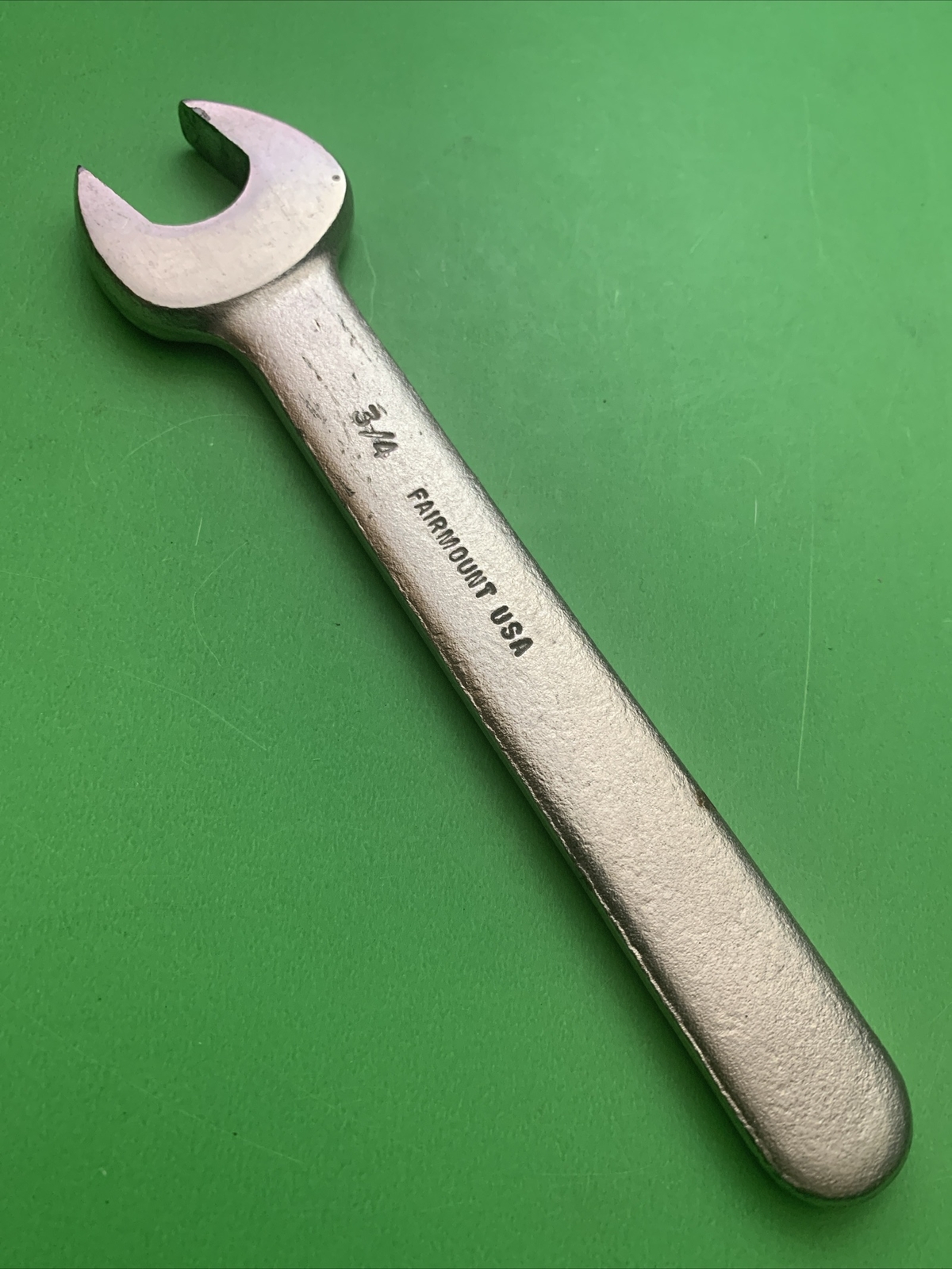 Vintage Fairmount Tools USA SAE Size 3/4″ Heavy Duty Open End Machinist Wrench