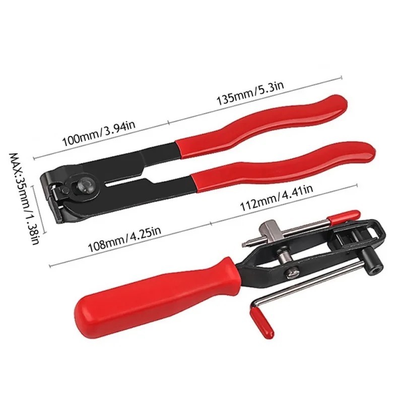 CV Joint Boot Clamp Pliers Tool for Small & Large Ear Clamps Drive Shaft