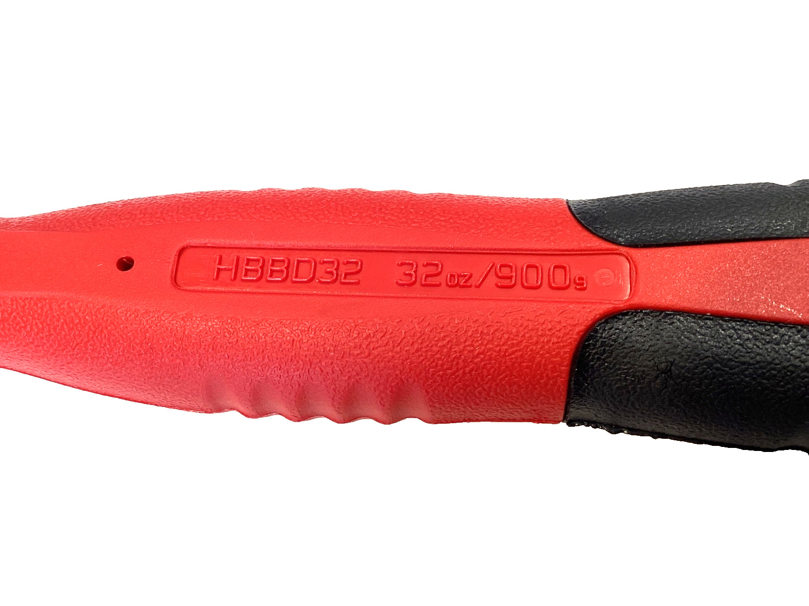 Snap On Tools USA NEW 32 Ounce RED Soft Grip Dead Blow Ball Peen Hammer HBBD32
