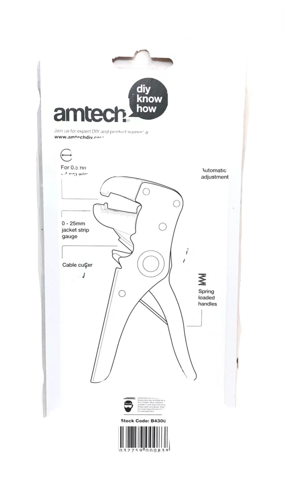 Automatic Auto Wire Stripper Cable Cutter Self Adjusting Garage Hand Tool Am Tec
