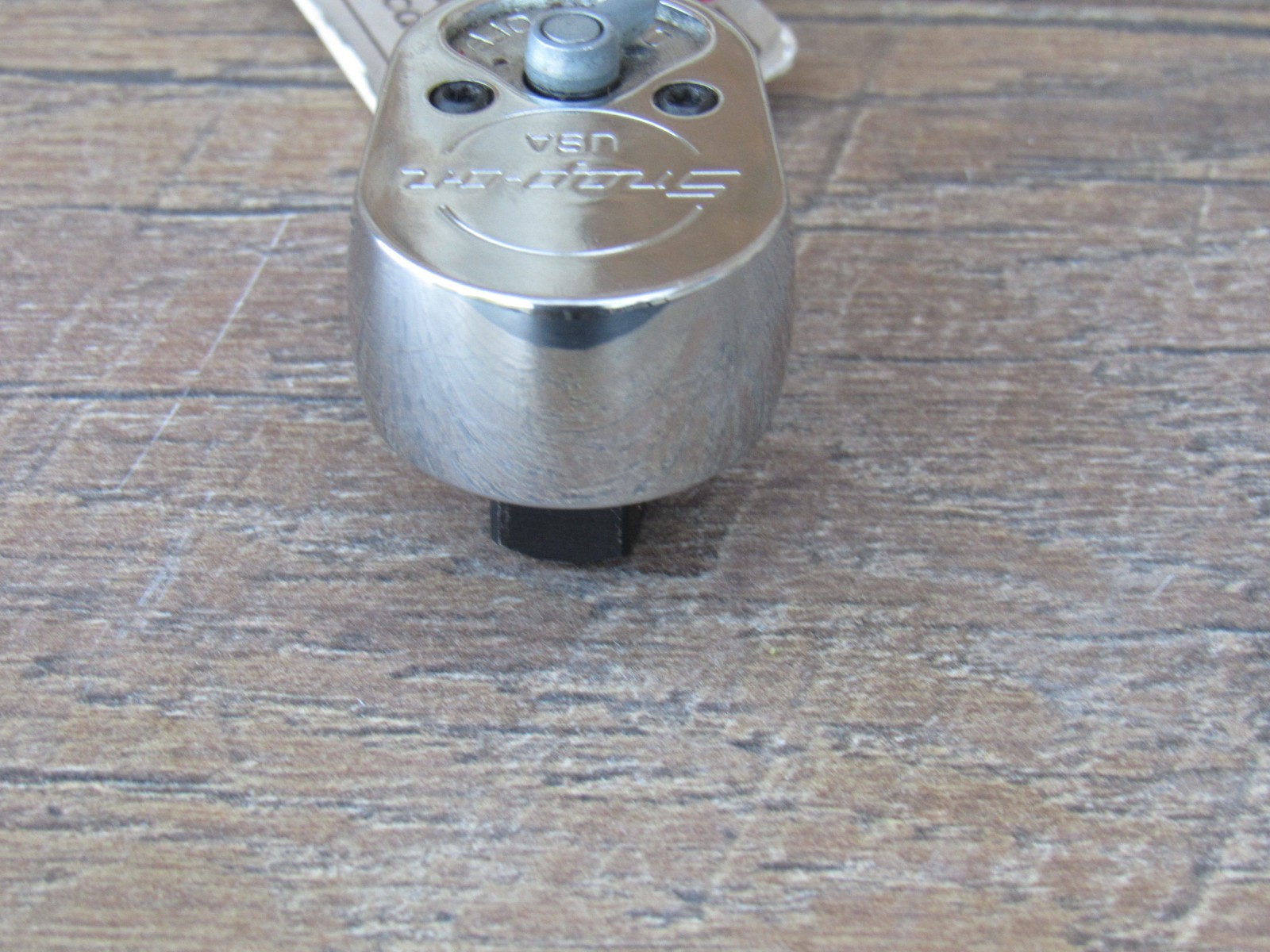 NOS SNAP ON 3/8″ DRIVE F830 STANDARD CHROME HANDLE RATCHET NEW LOGO 7.5″ F 830