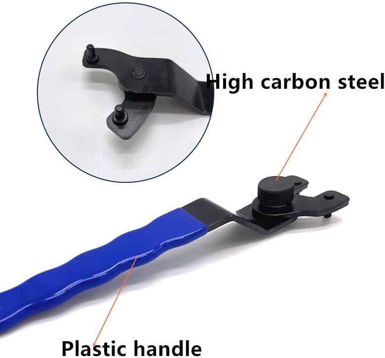Versatile Adjustable Wrench – High Carbon Steel, 12-46mm for Grinders & More