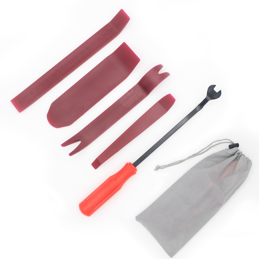 5Pack Auto Trim Removal Tool Kit Car Panel Door Window Fastener Remover Pry Tool