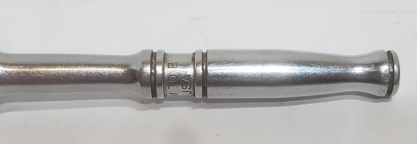 VINTAGE SNAP ON TOOLS TM70B 1/4 DRIVE RATCHET USA