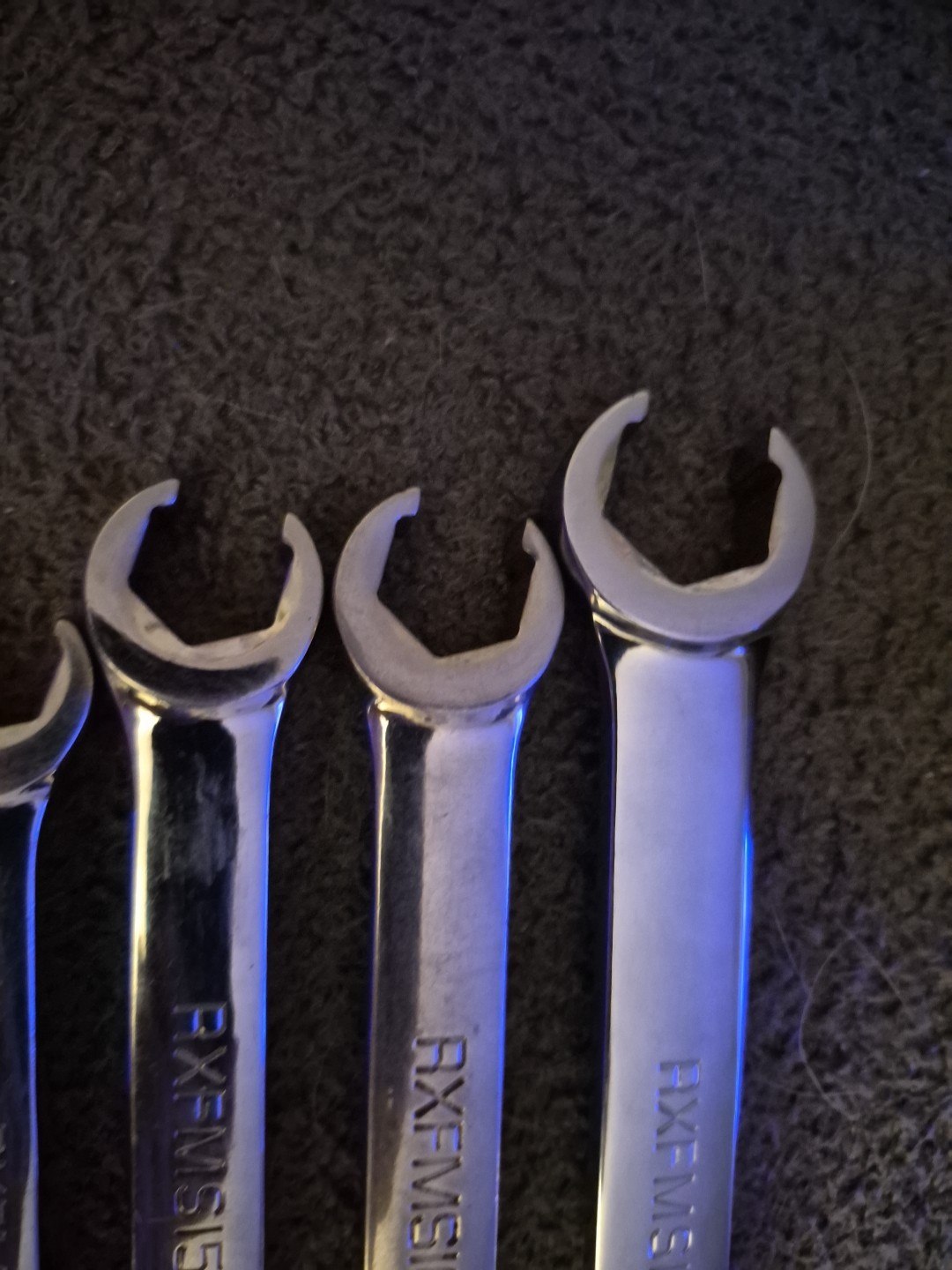 Snap-on 6pc Flare Nut Line Wrench Set Metric 9-21mm RXFMSB