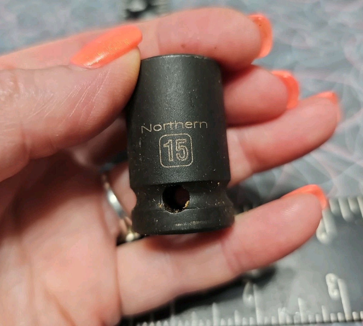 Northern Tools 15mm Impact Socket 1/2″ Drive 6 Point