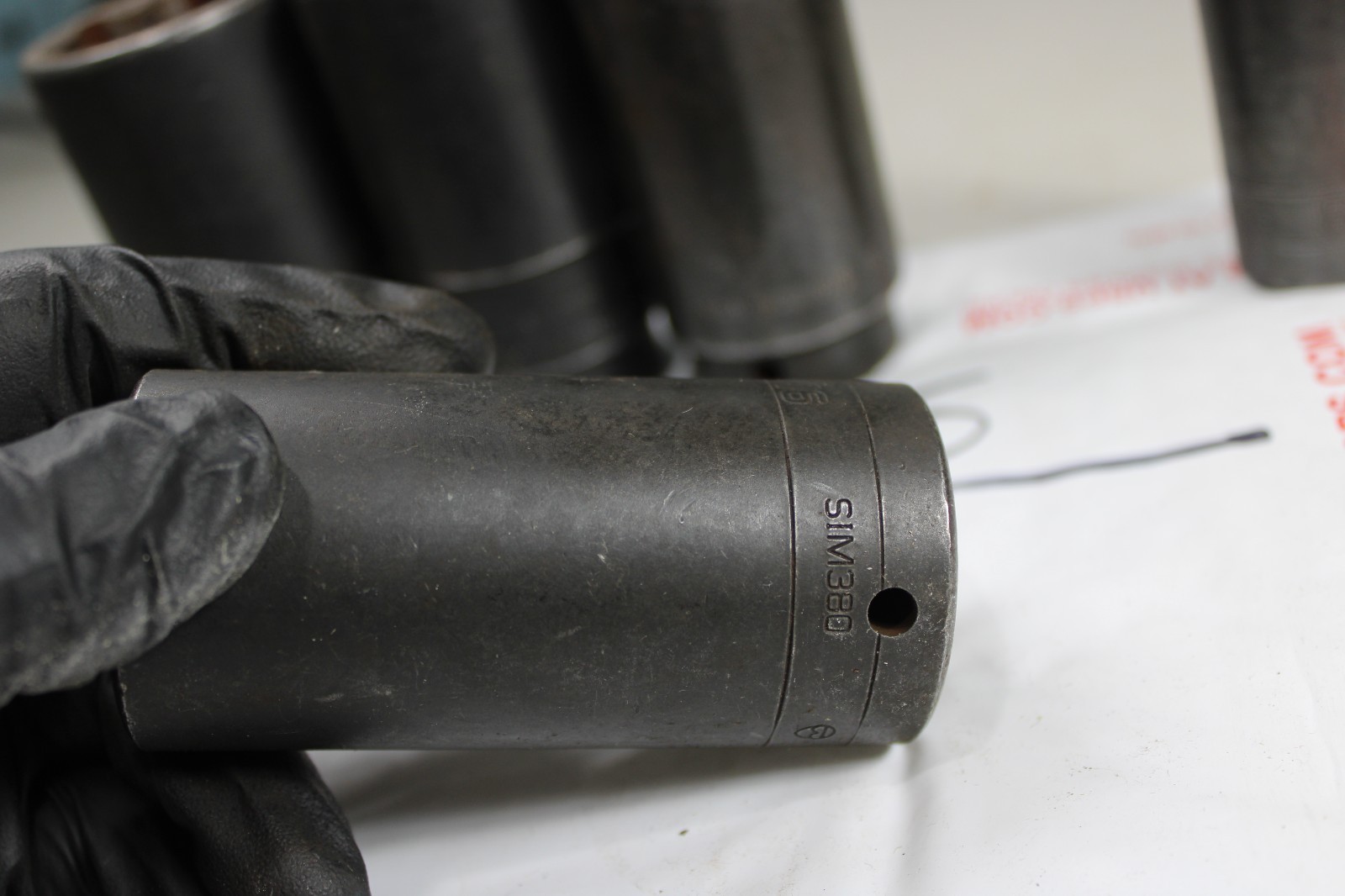 Snap On Tools 6-Pc Mixed SAE 1/2” Drive Deep Impact Socket Set USA Lot