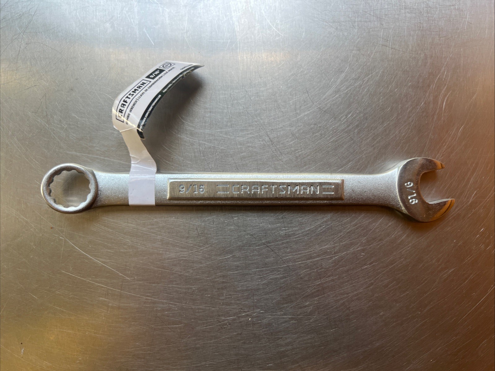 New! CRAFTSMAN Combination Wrench, SAE, 9/16-Inch (CMMT44696)