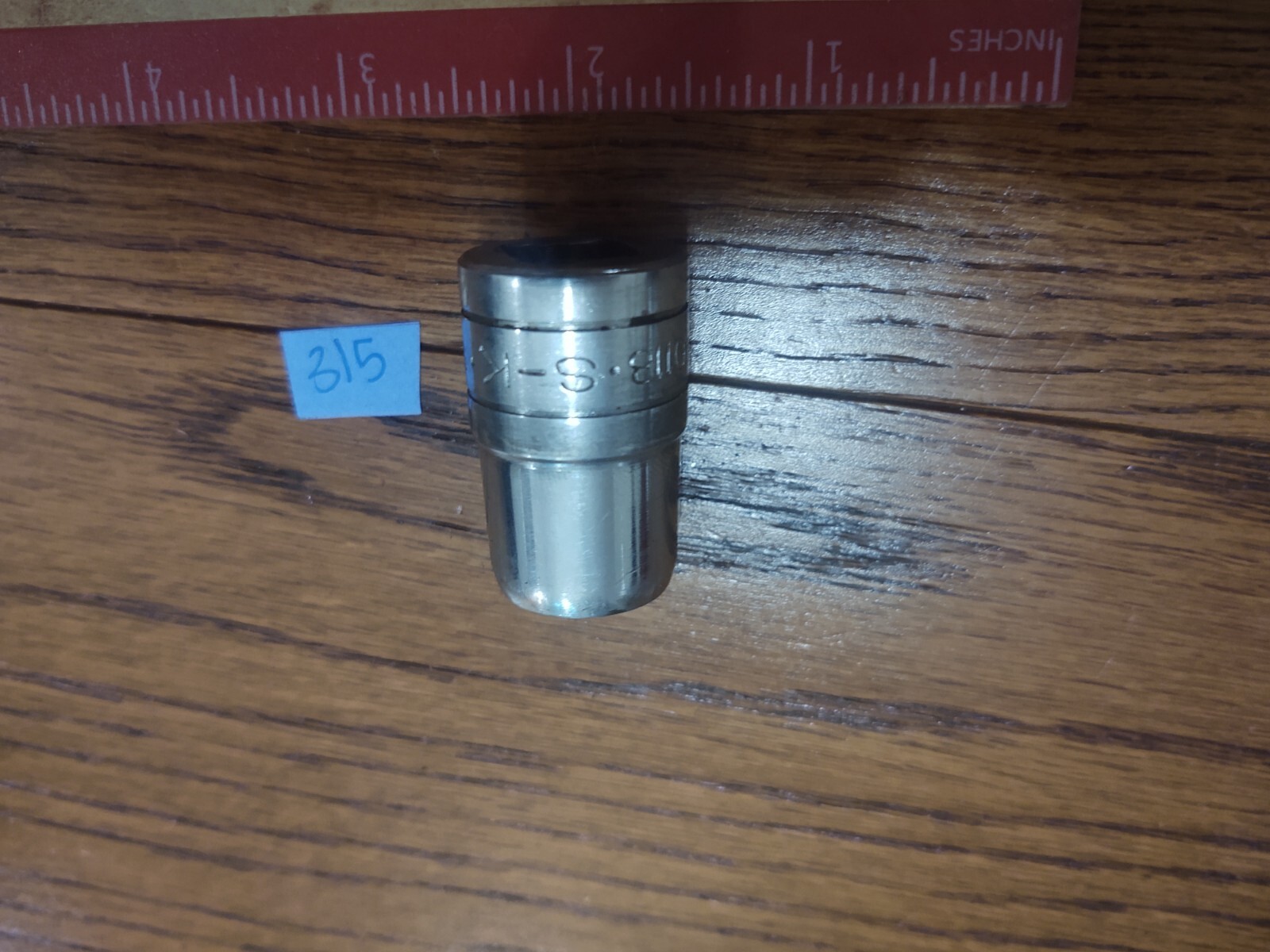 S-K 9/16″ X 1/2″ Socket 6 Point Ratchet Tool USA 40118 Chrome Mechanic