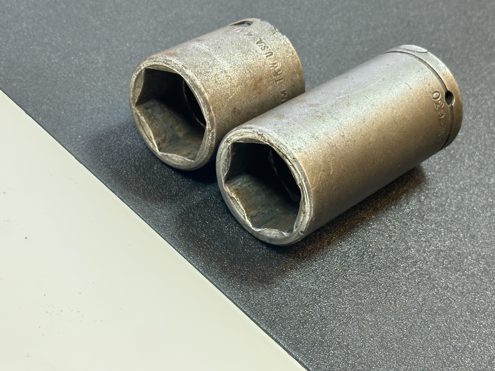 🇺🇸 2pc 30mm 6-Point Impact Socket Pair Lot, Vulcan 14M-630 & Williams 4M-630