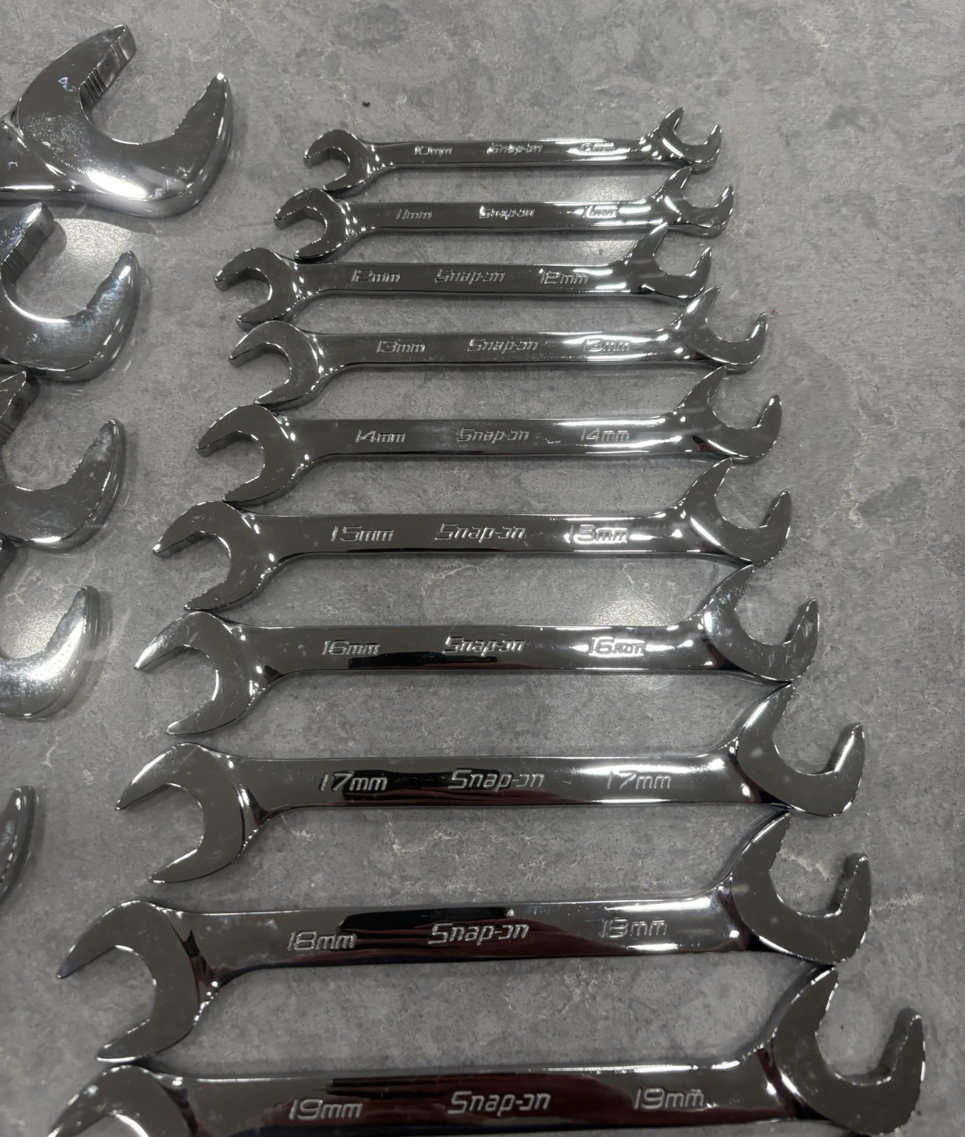 Snap-On FDP SAE And Metric Four Way Angle Wrench Set